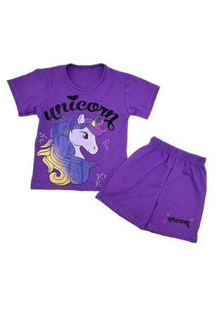 Дитячий літній костюм "Unicorn" фіолетовий 28р