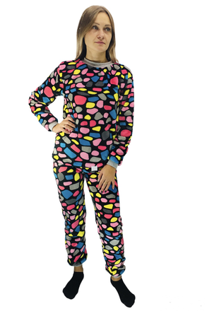 Махровая пижама "Мозайка"