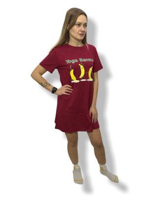 Нічна сорочка "Банана йога" 44-46