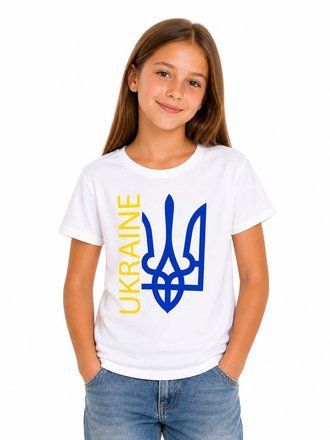 Футболка дитяча "Ukrainian" біла  30р