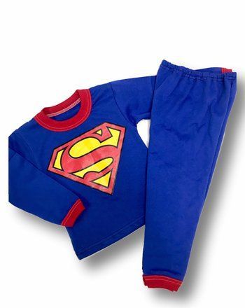Дитяча піжама футер начіс "SUPERMAN" 28р
