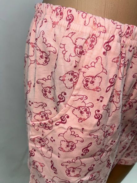 Піжама жіноча "Цуценята" рожева 44-46