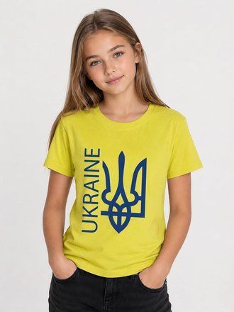 Футболка дитяча "Ukrainian" жовта 32р