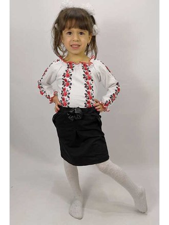 Детская блуза с принтом "Вышиванка"