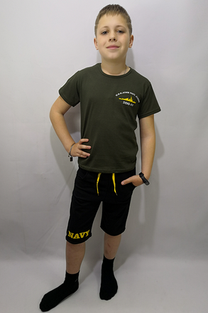 Костюм футболка и шорты для мальчика "NAVI"